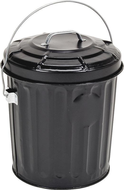 ASH PAIL BUCKET W LID 7.5 GAL