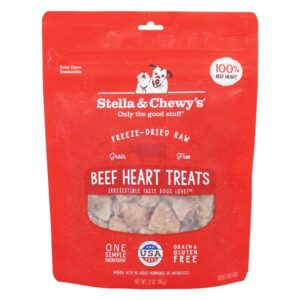 S&C DOG BEEF HEART 3OZ