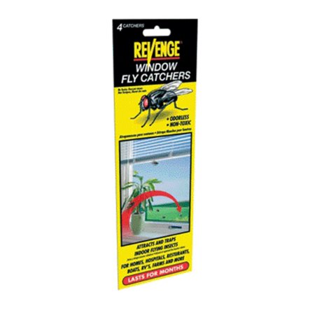WINDOW FLY CATCHER 4PK
