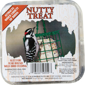 C&S NUTTY TREAT SUET 11OZ