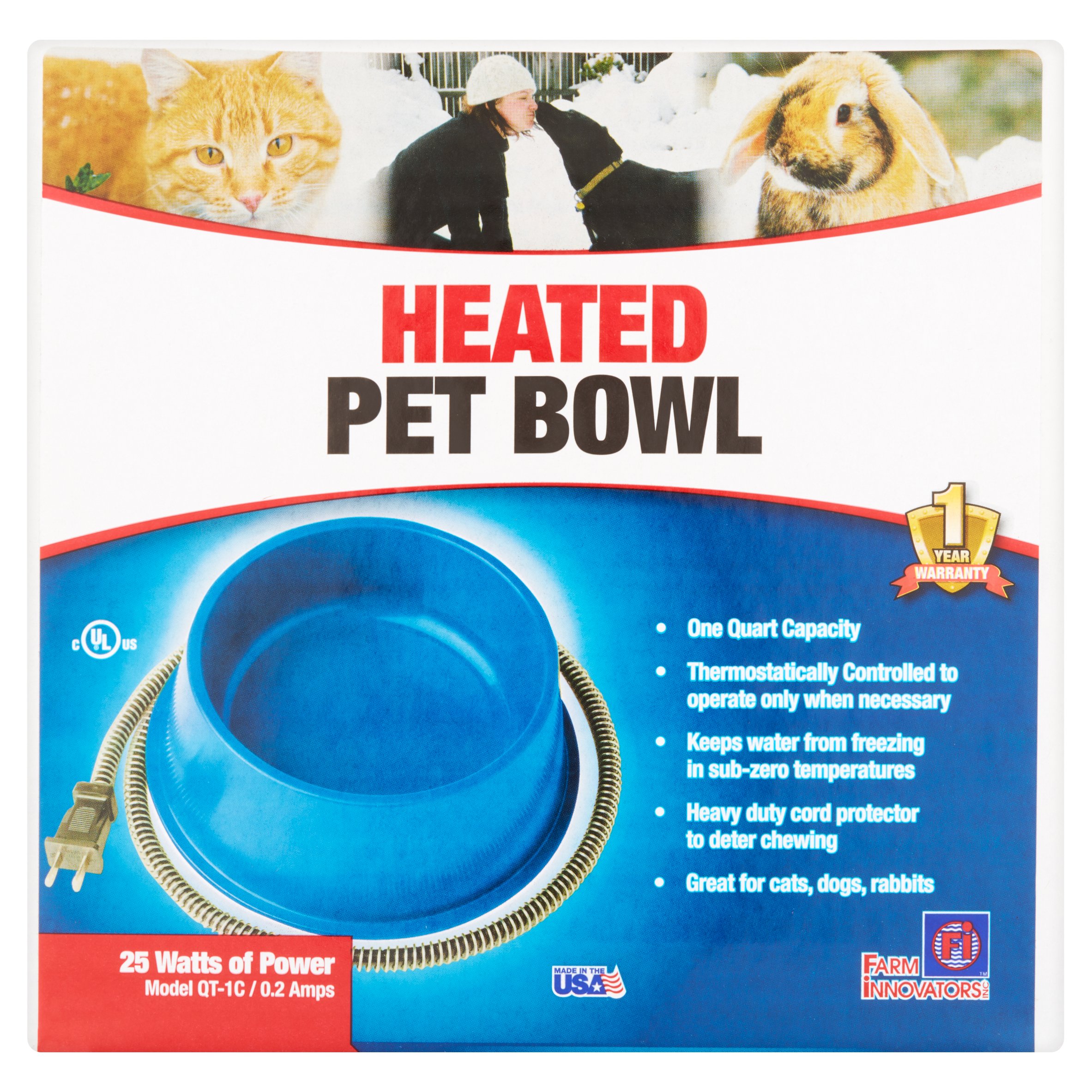 HEATED PET BOWL 1QT 25WATT