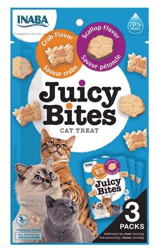 JUICY BITES CAT SCLP/CRAB 3P