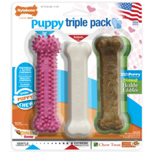 PUPPY CHEW VARIETY 3PK PINK