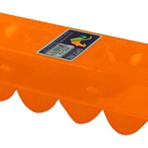 EGG CARTON PLASTIC ORANGE