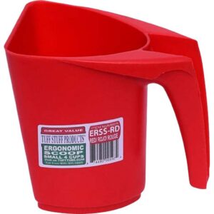 ERGONOMIC SCOOP 8 CUP RED