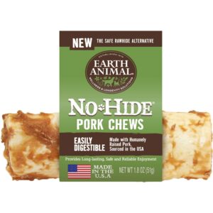EARTH AN NO HIDE CHEW PORK 4"