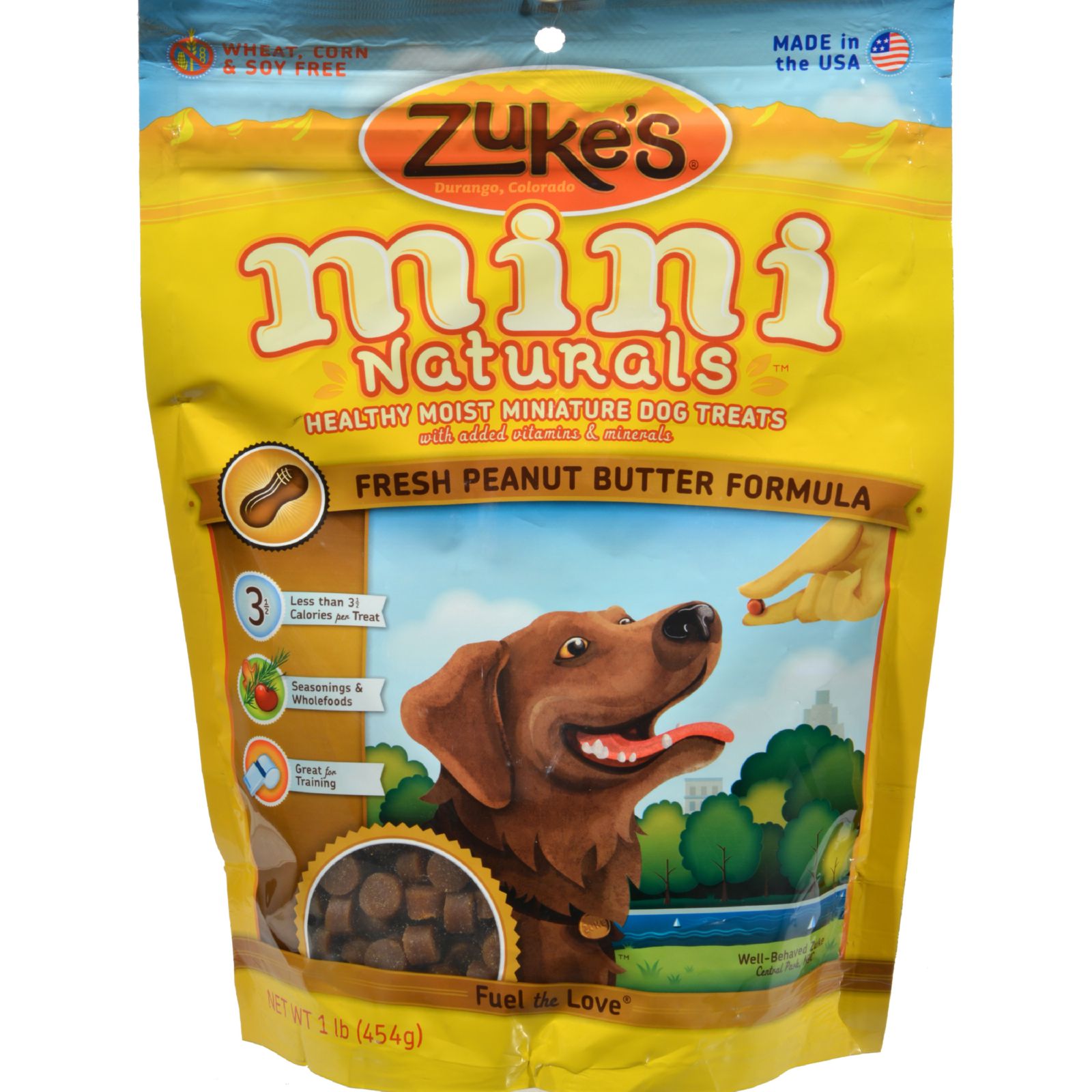 ZUKES DOG MINI NATRL 16OZ PB