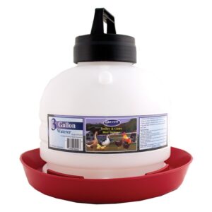 POULTRY WATERER 3 GAL FARM TUFF