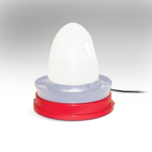 HEATED BASE POULTRY RED PLASTIC