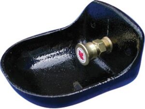 IRON PUSH BUTTON HOG BOWL