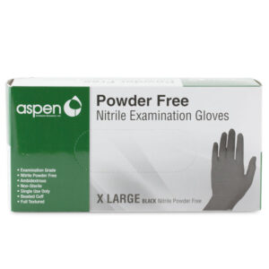 EXAM GLOVE NITRILE BLACK XL 100