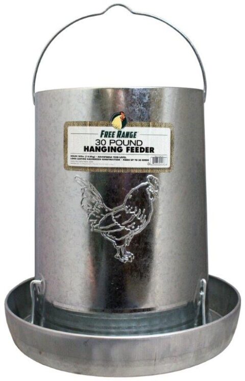 POULTRY FEEDER HANG GALV 30LB