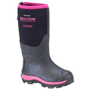 KIDS TUFFY MID BLK/PINK C13