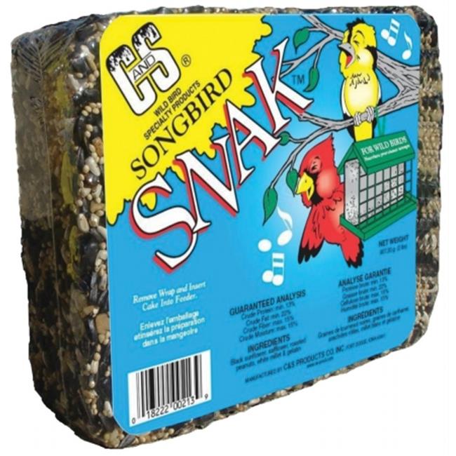 C&S SUET SONGBIRD SNAK CAKE 2 LB