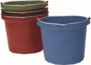 BUCKET FLATBACK 20QT YELLOW FF