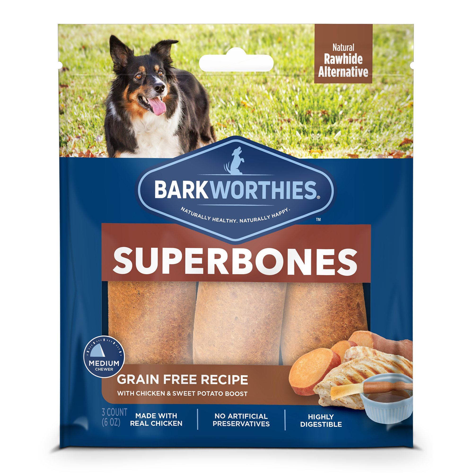 BARKW SUPERBONES CKN/SWP 3PK