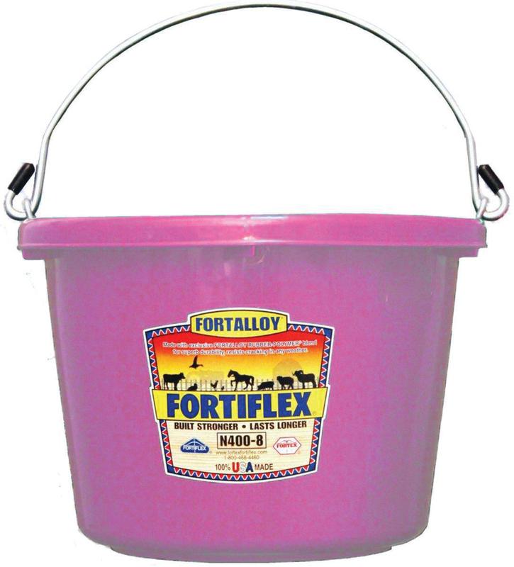BUCKET ROUND 8QT HOT PINK FF
