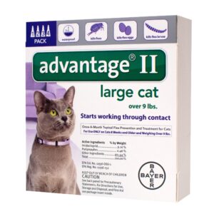 ADVANTAGE II CAT 9+ LB 4 PK