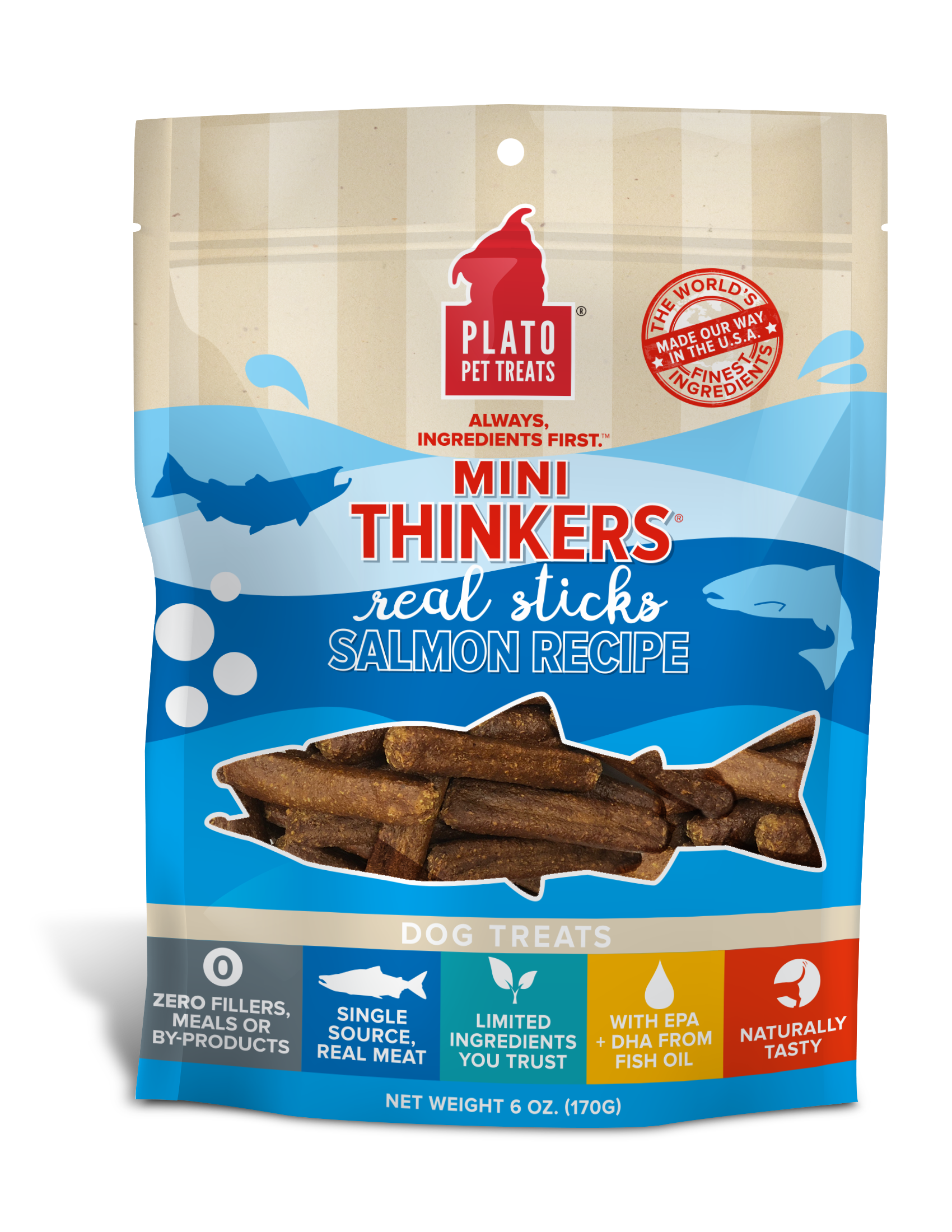 PLATO MINI THINK SALMON 6OZ