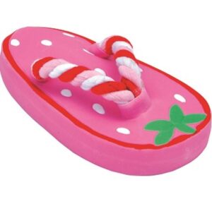 STWBY FLIPFLOP LATEX DOG TOY