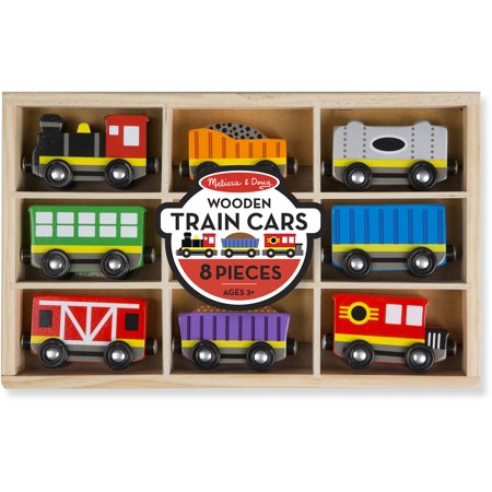 M&D WOODEN TRAIN CARS