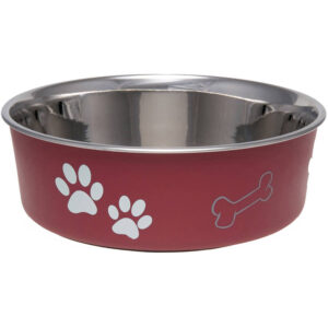 BELLA BOWL MERLOT LG