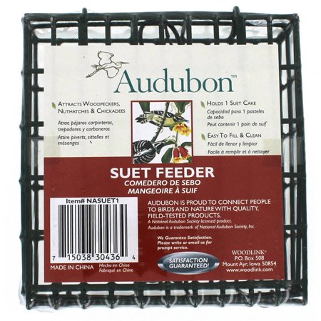 SINGLE SUET FEEDER CAGE GRN