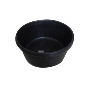 RUBBER FEED PAN 2QT BLACK