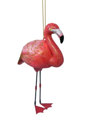 ORNAMENT BIRD FLAMINGO COBANE