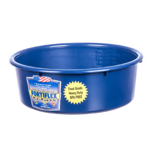 FEED PAN RND 5QT BLUE