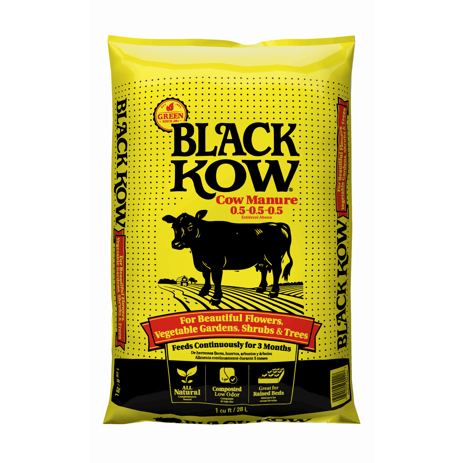 COW MANURE 1CUFT BLACK KOW