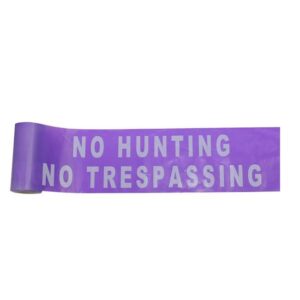 PURPLE NO HUNTING TAPE 100FT
