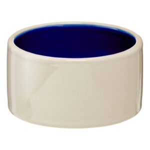 STONEWARE DOG DISH 4 IN