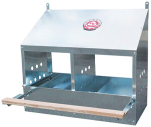 NESTING BOX 2 HOLE METAL