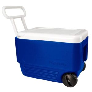 WHEELIE COOLER BLUE 38QT