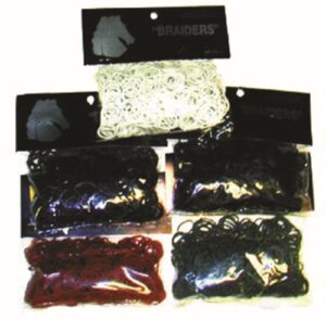 BRAID BANDS   BLACK    500BG