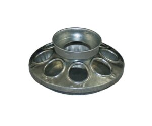 GALVANIZED BABY CHICK FEEDER