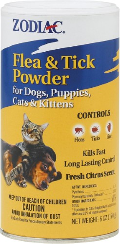 ZOD F&T DOG/CAT POWDER 6 OZ