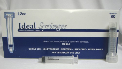 SYRINGE 12 CC MONOJET W/LUER