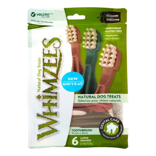 WHIMZEES LG TOOTHBRUSH 6PC