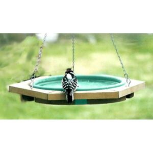 MINI HANGING BIRD BATH GREEN