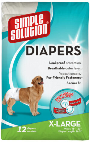 SS DOG DISP DIAPERS XXL 12PK