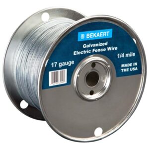 GALV ELECTRIC FENCE WIRE 1/4MILE