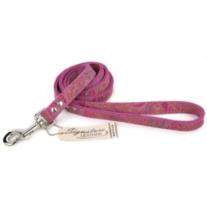 PAISLEY LTHR LEAD PK 1/2"X4'