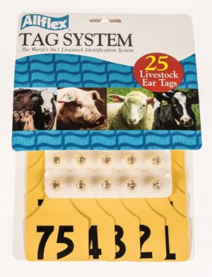 ALLFLEX CATTLE YEL EAR TAG 51-75