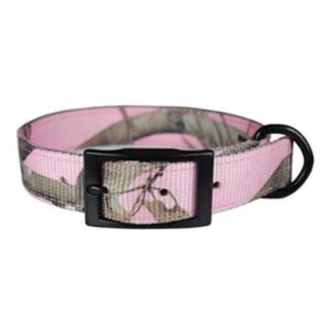 DOG COLLAR PINK CAMO 1"X21"