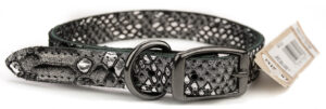 LTHR COLLAR NAT SLV 3/4"X20"