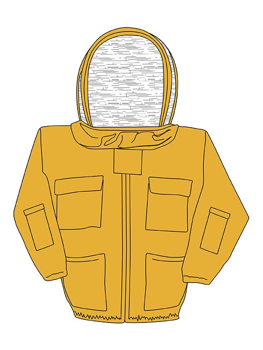 HLH BEEKEEP JACKET ADLT XS