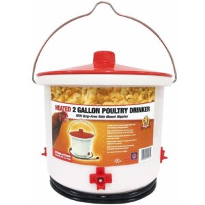HEATED POULTRY WATERER 2 GAL NIP