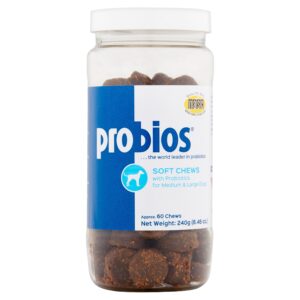 PROBIOS SOFT CHEW M/LG DOG 60CHW